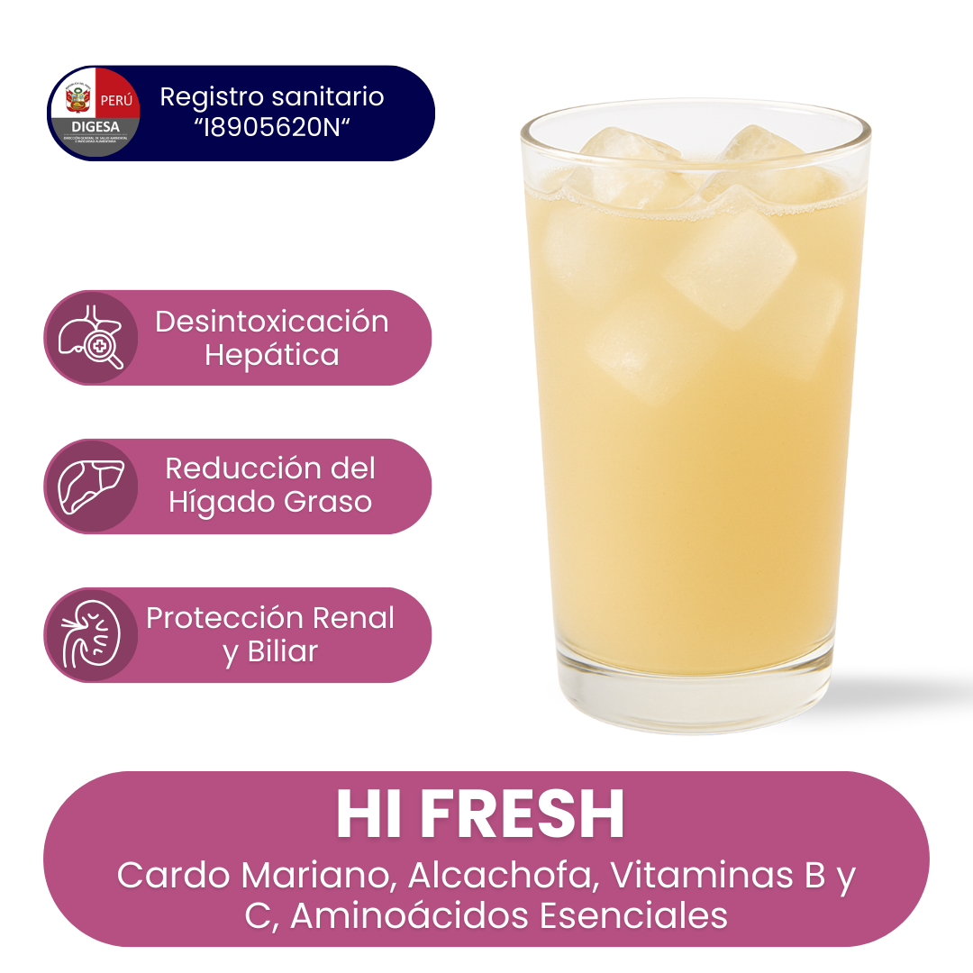 Hi Fresh | Bebida sabor a Fruit Punch